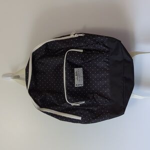 Kavu Black and White Polka Dot Backpack